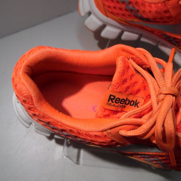 Women's Size 6 Reebox Orange RealFlex SmoothFlex - Picture 5 of 16